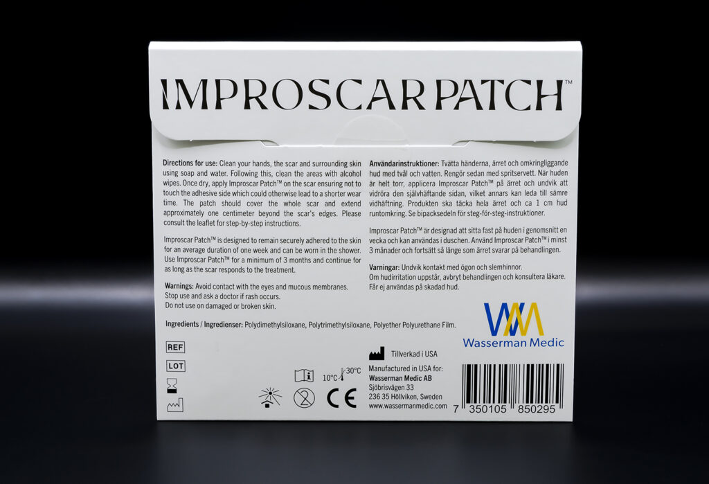 Imp Patch Improscar Patch – Rectángulo 30×80 mm – Wasserman Medic